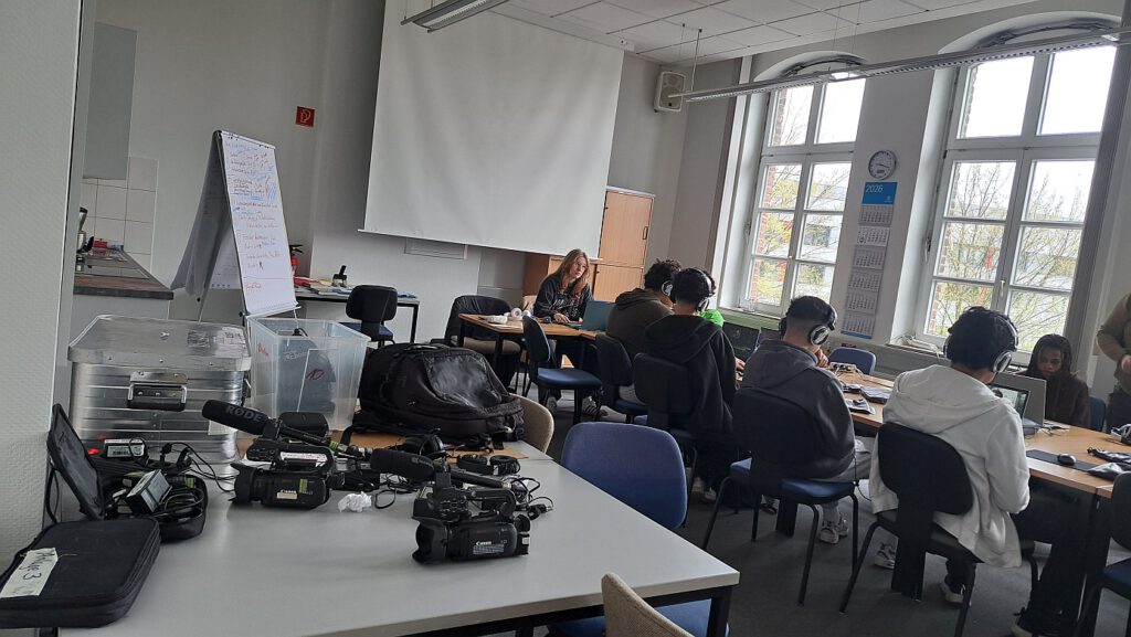 Aufnahmetechnik im Sitzungsraum der Bezirksvertretung Altenessen